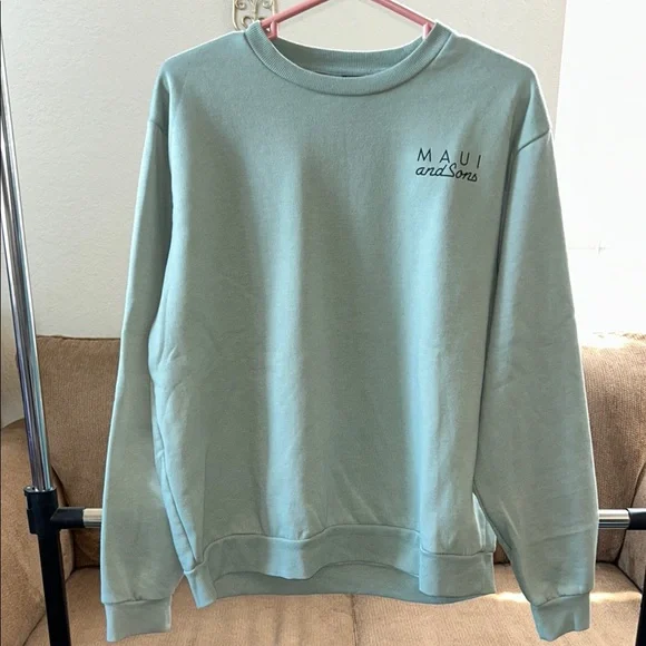 Maui and Sons Men's Green Sweater - Picture 1 of 4